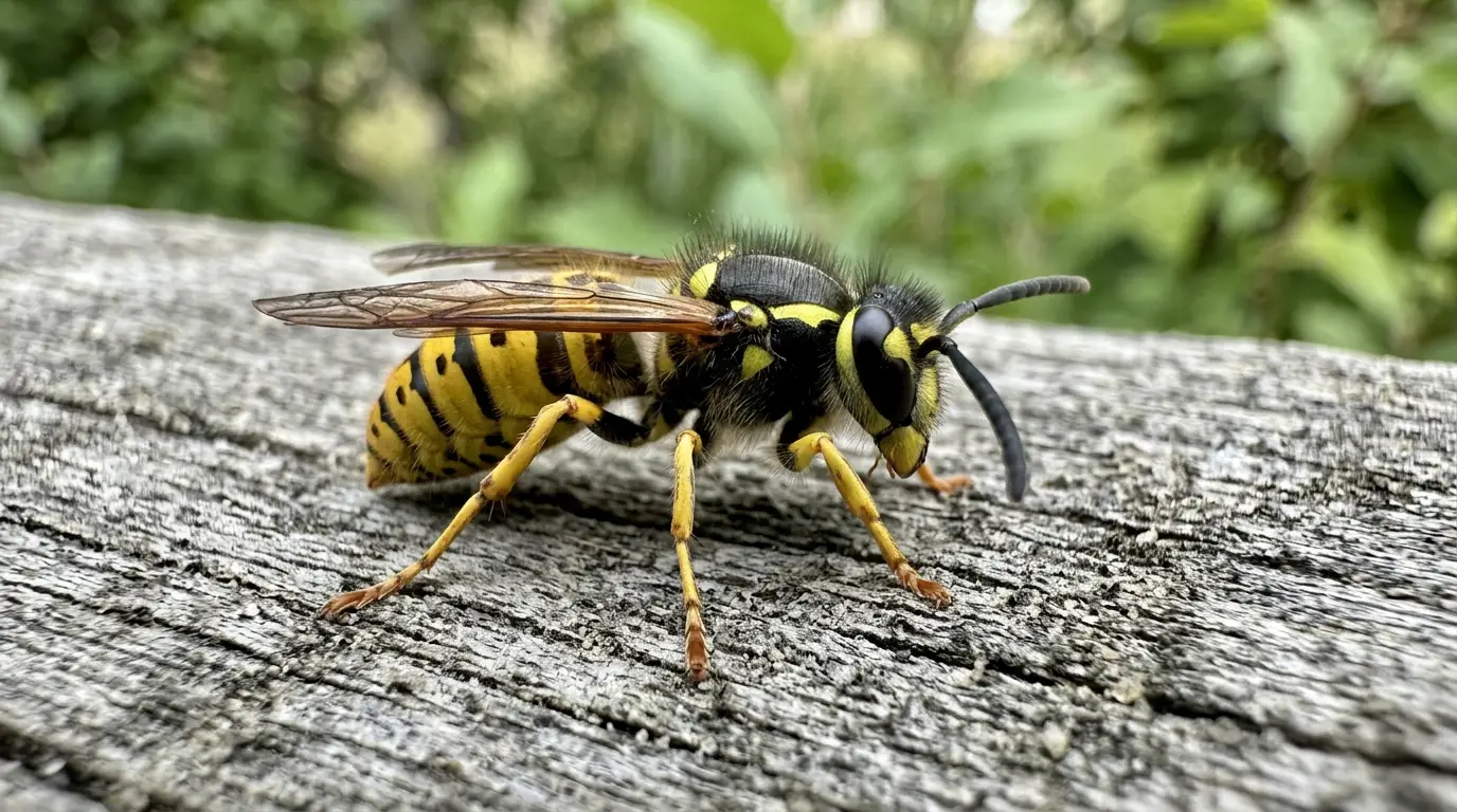 Close-up of a common wasp — wasp control Chesterfield by Wasp Man Chesterfield